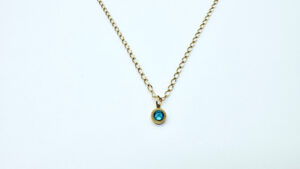 birthstone necklace december