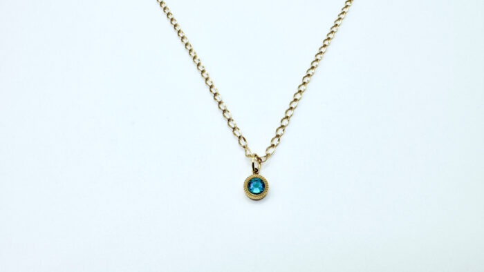 birthstone necklace december