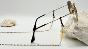 golden sunglasses chain