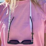 white shell sunglasses cord zonnebrillenkoordje ibiza